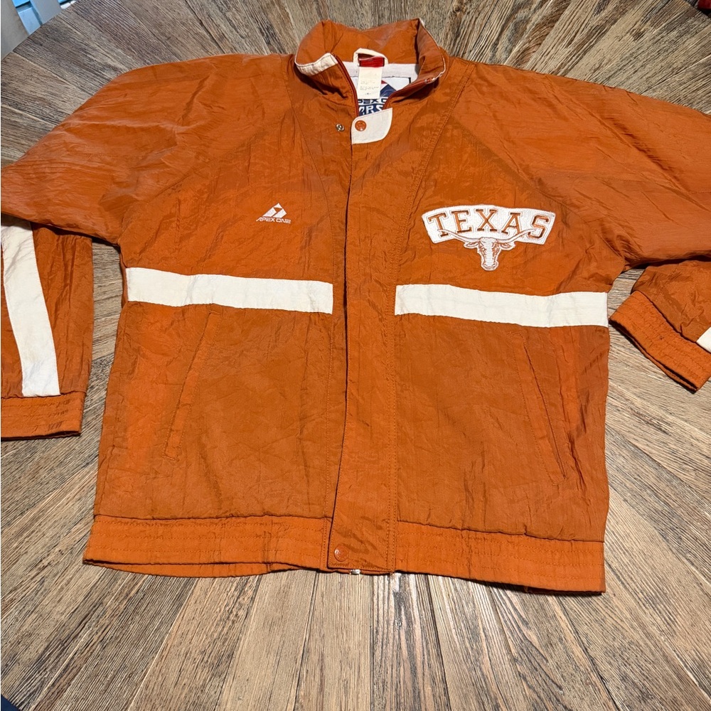 Vintage University of Texas Longhorns Men’s jacket windbreaker Small Apex One